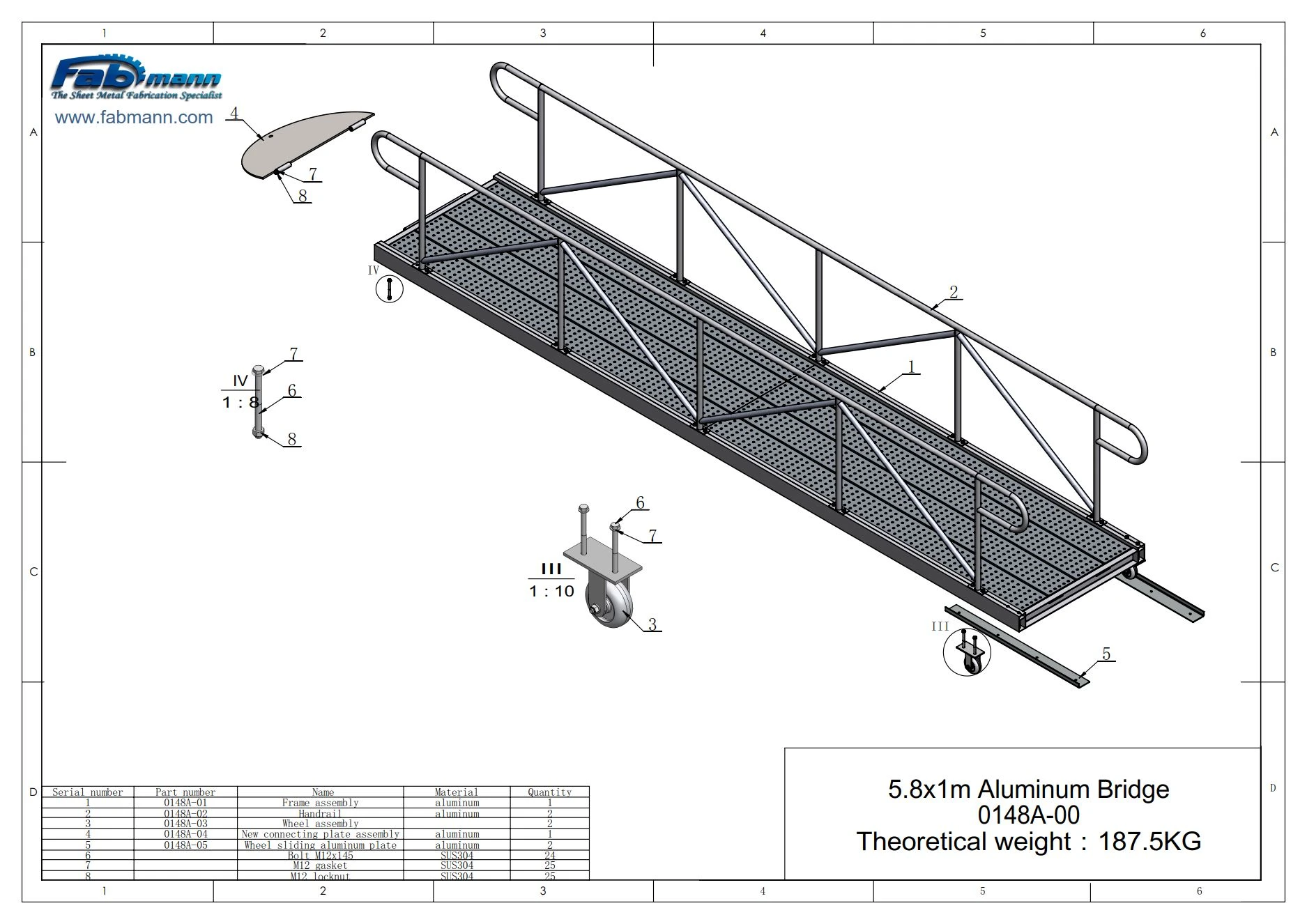 dock gangway aluminum